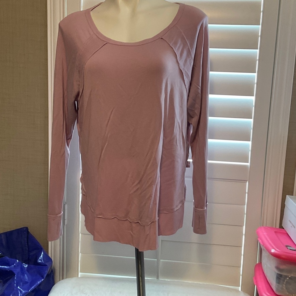 JoyLab Women's Long Sleeve Tee - Pink